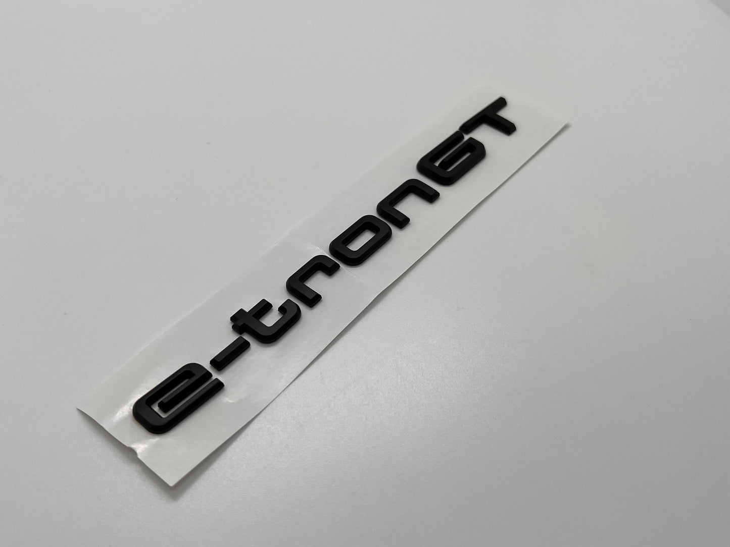 Audi e-tron Matte Black Rear Boot Emblem Badge for Q4 Q6 SQ6 Q8 SQ8 GT RS Sportback Quattro Black Edition