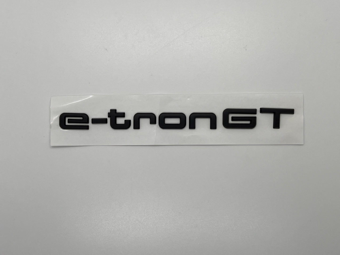 Audi e-tron Matte Black Rear Boot Emblem Badge for Q4 Q6 SQ6 Q8 SQ8 GT RS Sportback Quattro Black Edition